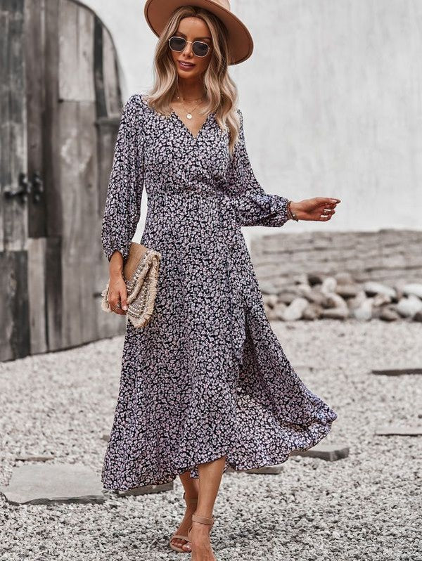 Miss Sparkling | Printed Midi Dress