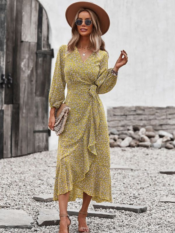 Miss Sparkling | Printed Midi Dress