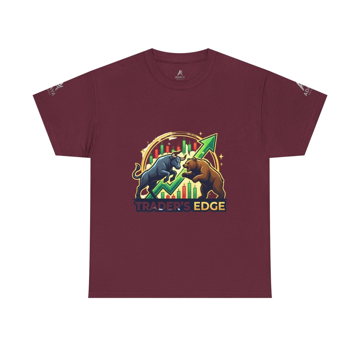 Trader's Edge Tee — Bull vs Bear Stock Market T‑Shirt