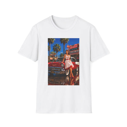 Retro Diner Tee — 'Starlite Diner' Vintage 1950s Pinup T-Shirt