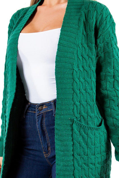 WOMEN FASHION LONG MAXI SWEATER CARDIGAN