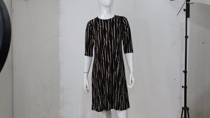 Classic Knee Length A-Line T-Shirt Dress