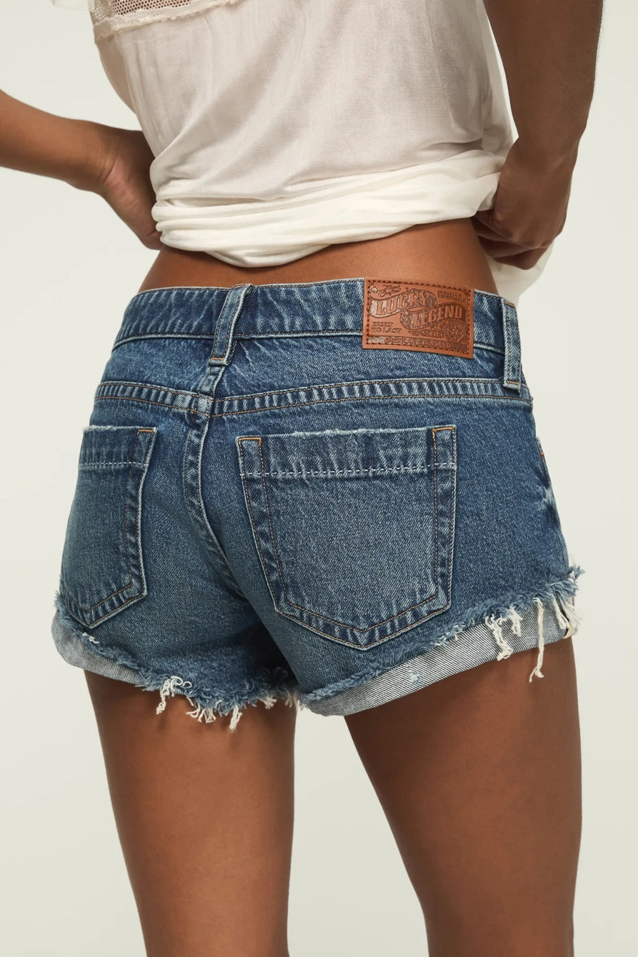 [163341-420] WOMENS LUCKY BRAND LUCKY LEGEND LOW RISE FESTIVAL SHORT
