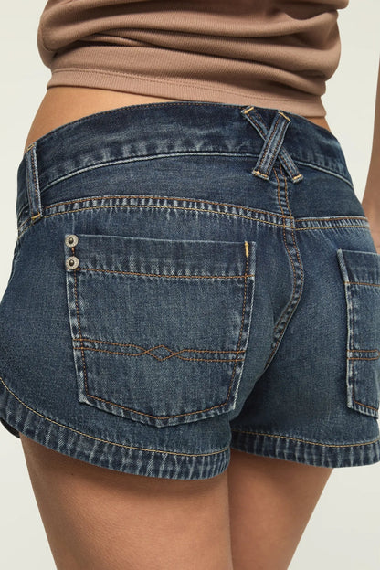 [163345-410] WOMENS LUCKY BRAND MICRO MINI SHORT - WASHED UP