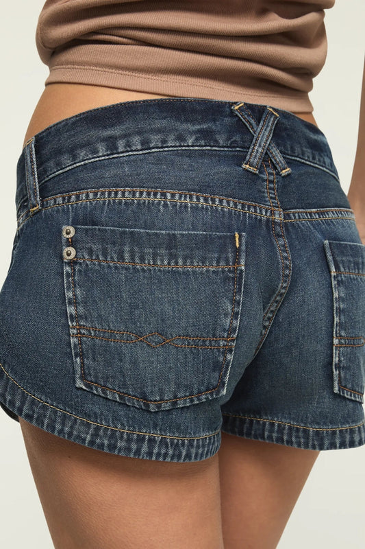 [163345-410] WOMENS LUCKY BRAND MICRO MINI SHORT - WASHED UP