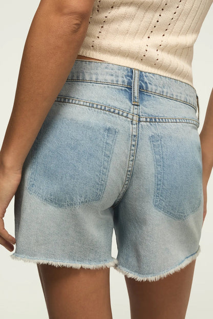 [163400-440] WOMENS LUCKY BRAND BAGGY 5" SHORT - FEELIN' PEACHY WASH