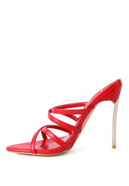 NIGHTCLUB HIGH HEELED NEON ANIMAL SANDALS See size chart under “more details”
