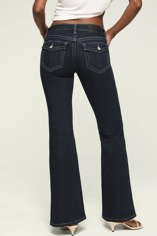 [167254-410] WOMENS LUCKY BRAND LOW RISE FLARE - LATE AT NIGHT WASH
