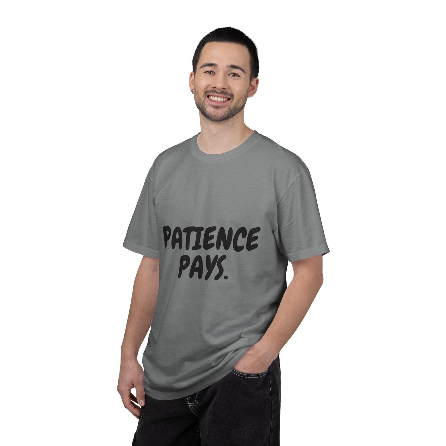 Patience Pays T‑Shirt — Inspirational Graphic Tee