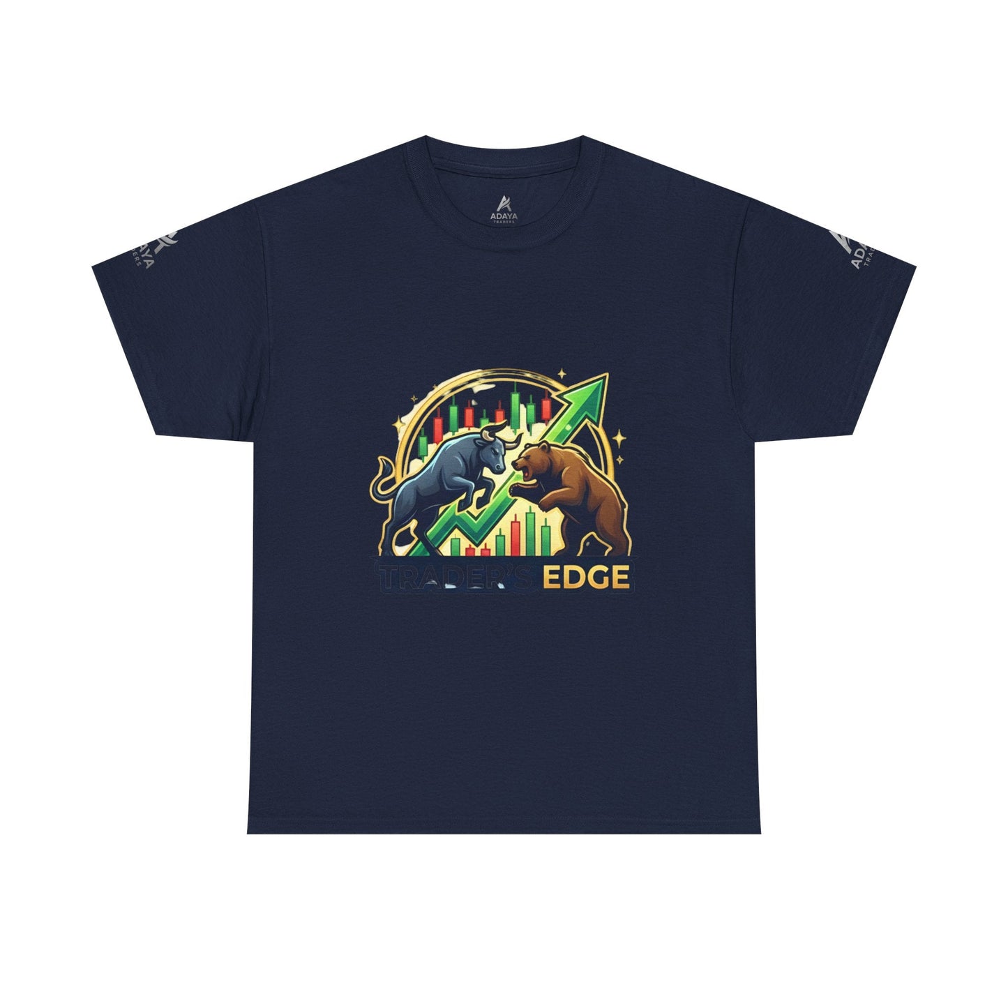 Trader's Edge Tee — Bull vs Bear Stock Market T‑Shirt