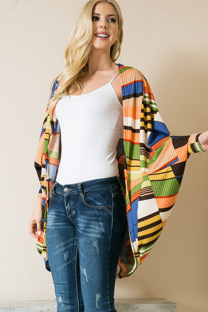Dolman Open Front Cardigan