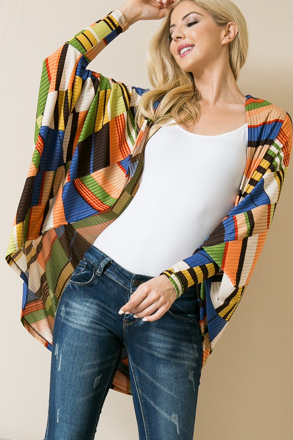Dolman Open Front Cardigan