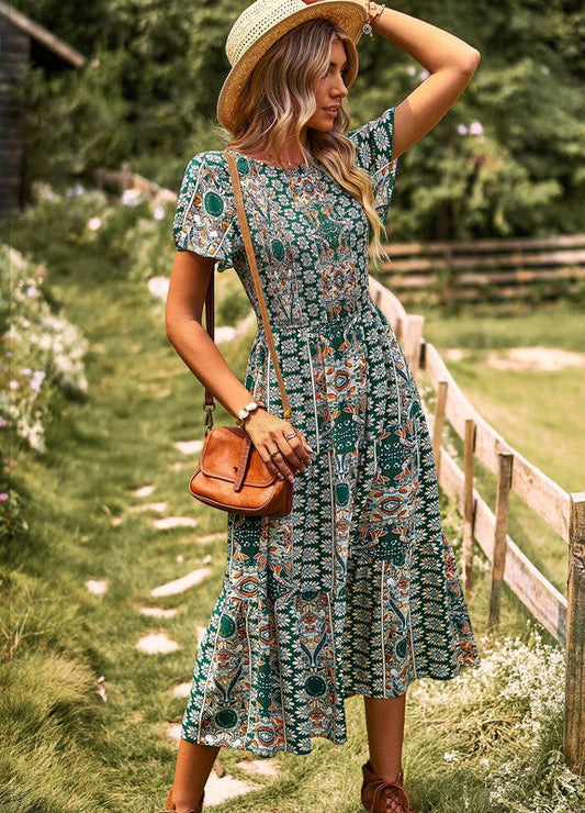 Printed Dress