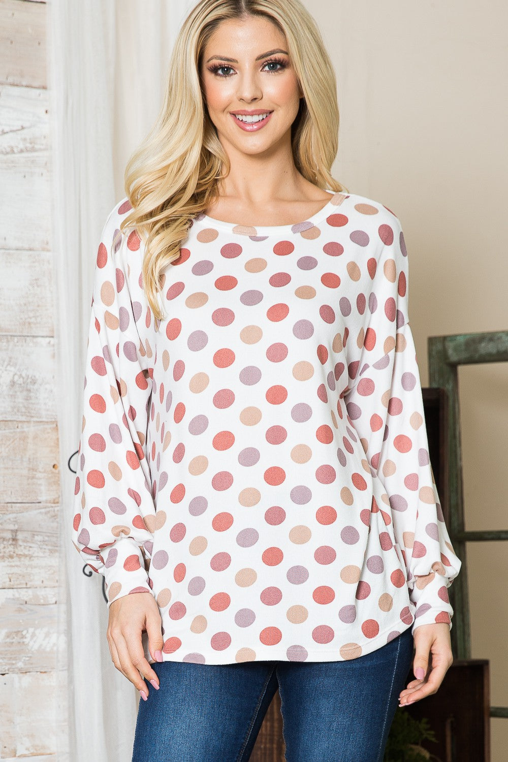 Cross Back Light Sweater Knit