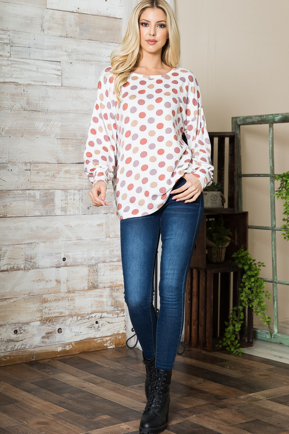 Cross Back Light Sweater Knit
