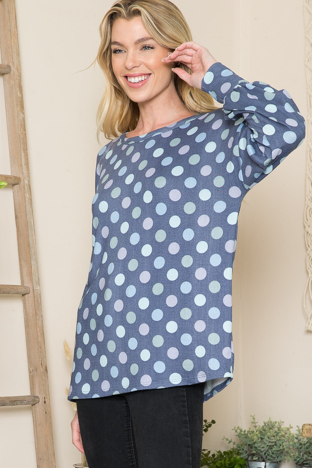 Cross Back Light Sweater Knit