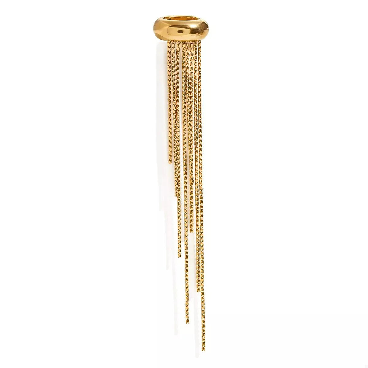 18K Gold-Plated Chain Fringe Earrings