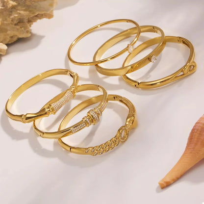 18K Gold-Plated Zircon Bracelet