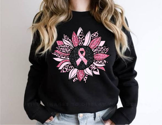 Breast cancer awareness flower