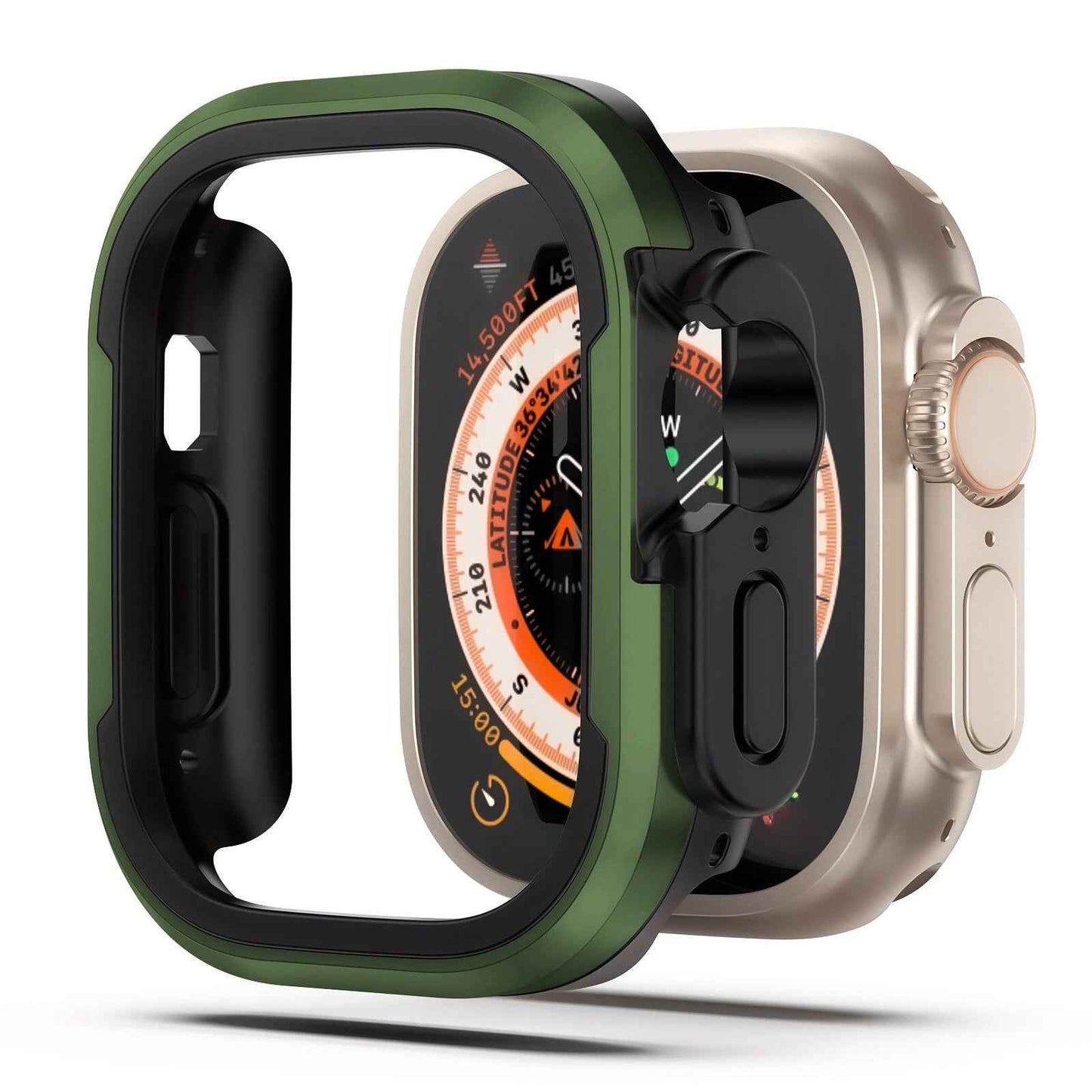 Aluminum Alloy Case for Apple Watch ultra 1-2-3 Series 9 8 7 6 5 4 3 2 1 SE
