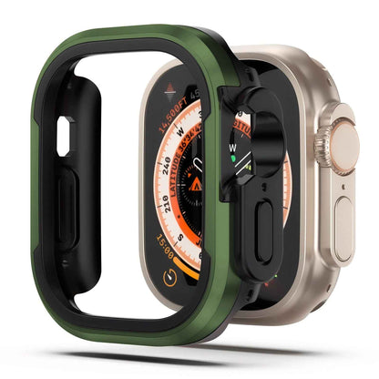 Aluminum Alloy Case for Apple Watch ultra 1-2-3 Series 9 8 7 6 5 4 3 2 1 SE