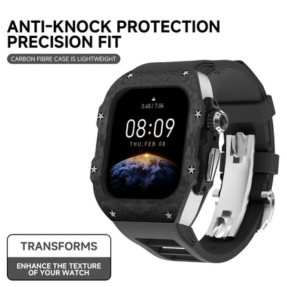 Luxury Mod Kit for Apple Watch 10/11 (42/46mm) - Silver Edition
