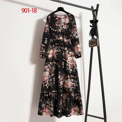 Women's Figure-flattering Floral A-line Skirt