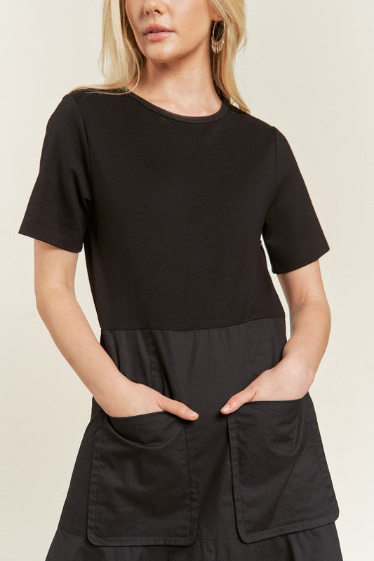 PLUS Jade by Jane Knit Mix Dress