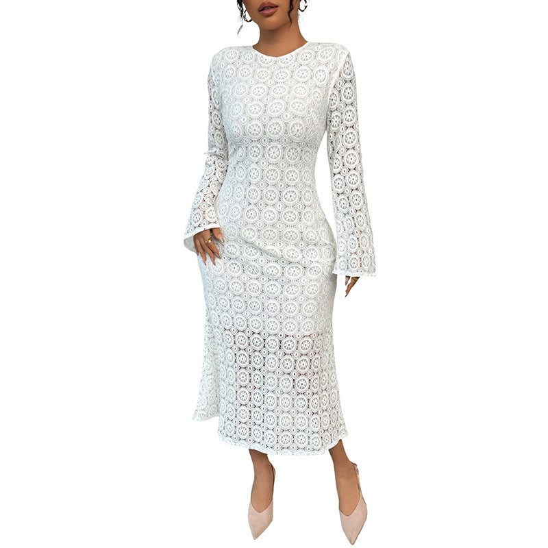 Lace Slim Fishtail Female Dress