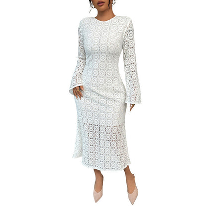 Lace Slim Fishtail Female Dress