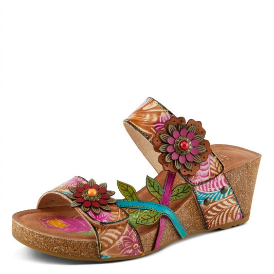 Women's Moai Adjustable Straps Wedge Sandals