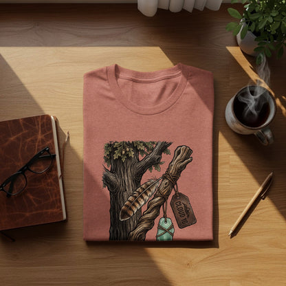 Heritage Walking Stick Spirit: Journey Nomad Tee