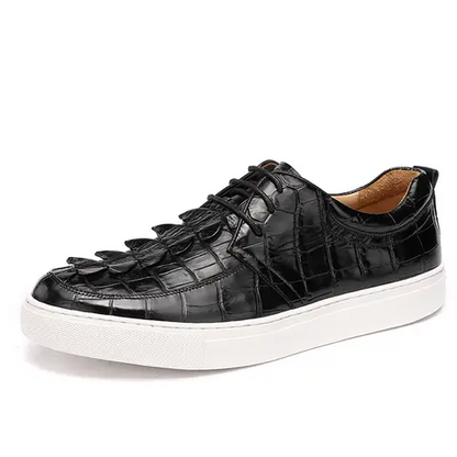 DON JOHN Crocodile Sneakers Handmade Men's