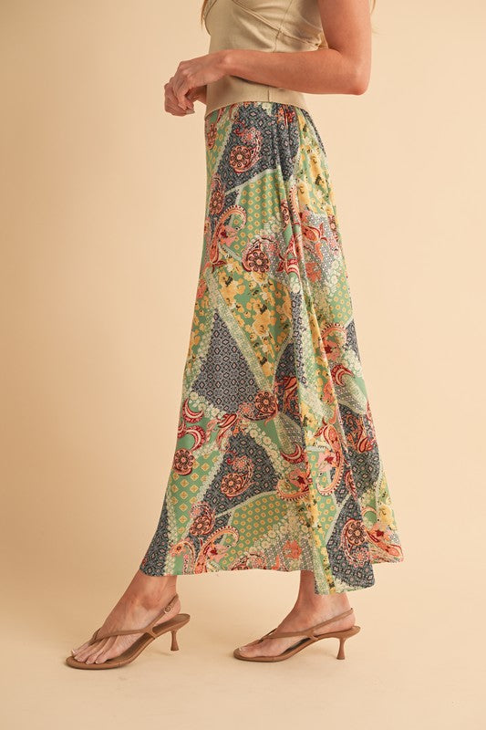 Bradyn Print Skirt See size chart under “more details”