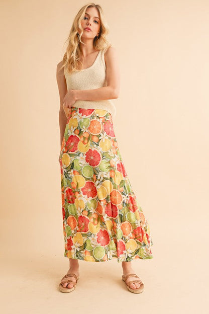 Bradyn Print Skirt See size chart under “more details”