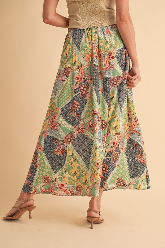 Bradyn Print Skirt See size chart under “more details”