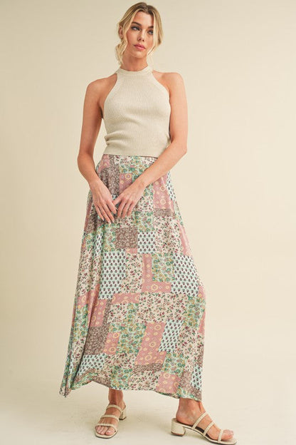 Bradyn Print Skirt See size chart under “more details”