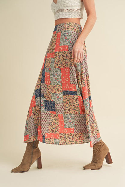 Bradyn Print Skirt See size chart under “more details”