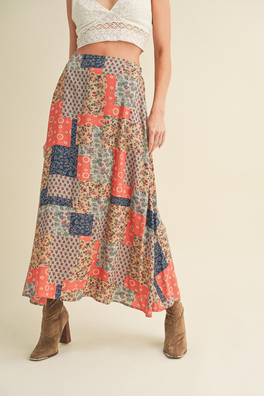 Bradyn Print Skirt See size chart under “more details”