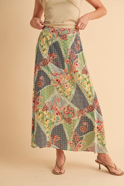 Bradyn Print Skirt See size chart under “more details”