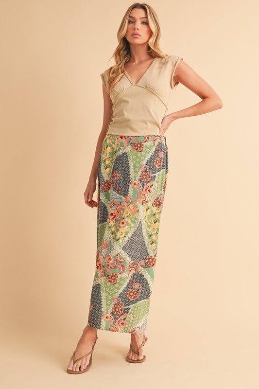 Bradyn Print Skirt See size chart under “more details”