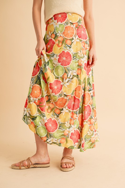 Bradyn Print Skirt See size chart under “more details”