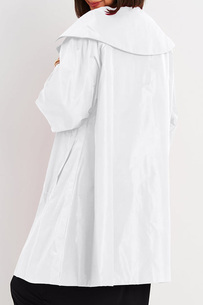 Nylon Emily Coat - White