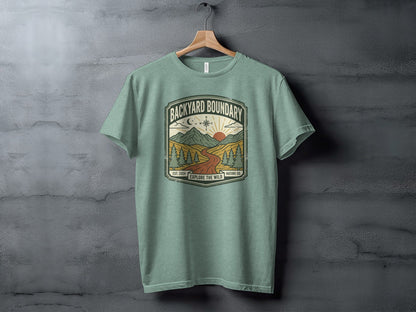 Rugged Backyard Boundary: Explore The Wild Wilderness Shirt