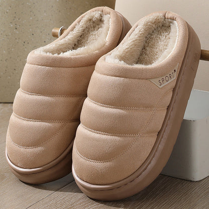 Cozy Plush House Slippers – Thick-Sole, Unisex