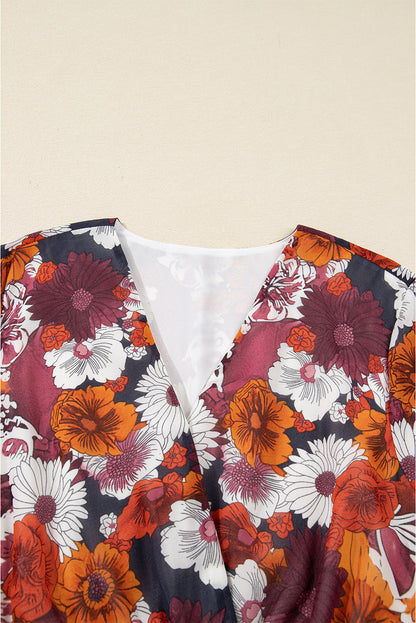 Marianna Sleeve Flowy Mini Dress
