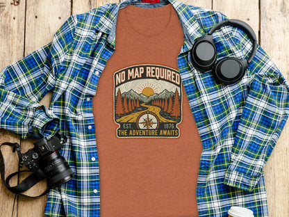 Heritage No Map Required: The Adventure Awaits Nomad Tee