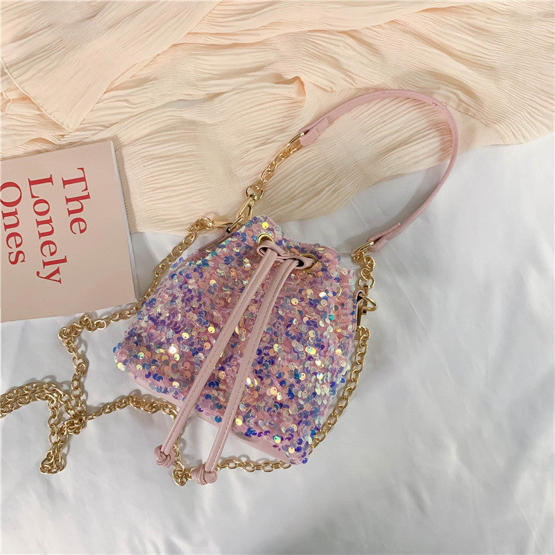 Sequins Cute Mermaid  Female Shoulder Messenger Bag