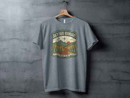Rugged Backyard Boundary: Explore The Wild Wilderness Shirt