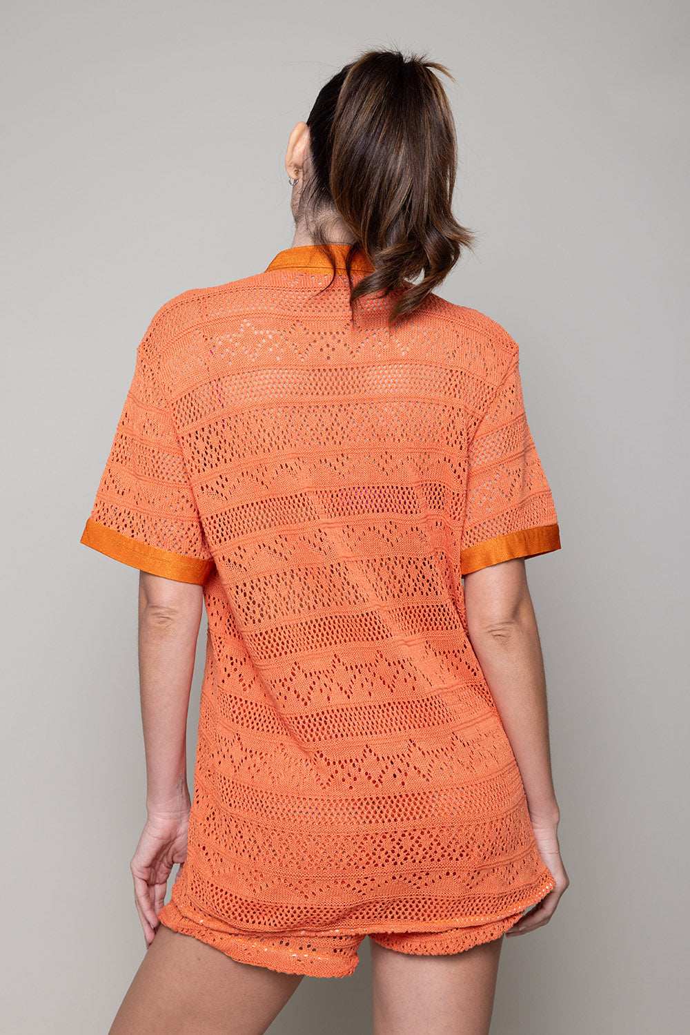 Mojito crochet set-tangerine